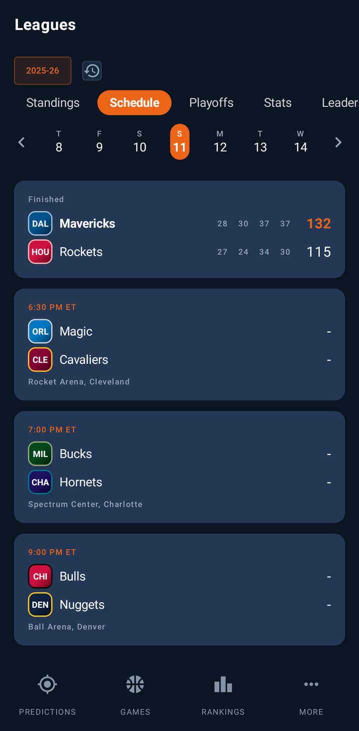 Hoops49 league schedule